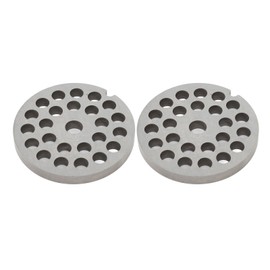 Meat Grinder Disc Stainless Steel Replacement Plate Disc Blade for Hand Meat Grinder 2pcs