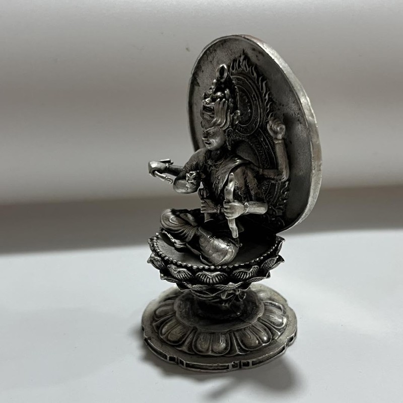 Buddha Statue Mini Aizen Myoo Total Height 2.9 inches (74