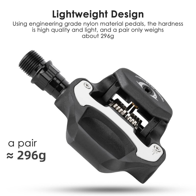 Towwoo SPD Bicycle Pedals, MTB Pedals SPD Flat Combination Pedals