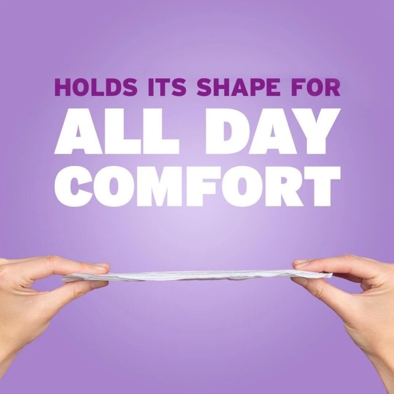 Poise Ultra Thin Incontinence Pads with Wings 5 Drop Maximum