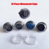 Ampper DC 12V 20A Illuminated Round Rocker Switches, 3 Pin