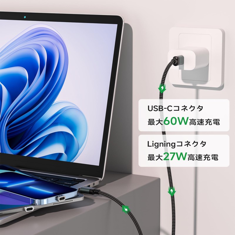 Magnetic Charging Cable [2 Pack of 2, 3.7 ft (1.2