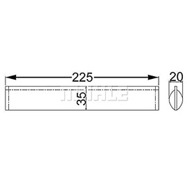 MAHLE AD 60 000S Dryer Air Conditioner Suitable for Renault Megane III Coupe (DZ0/1_)