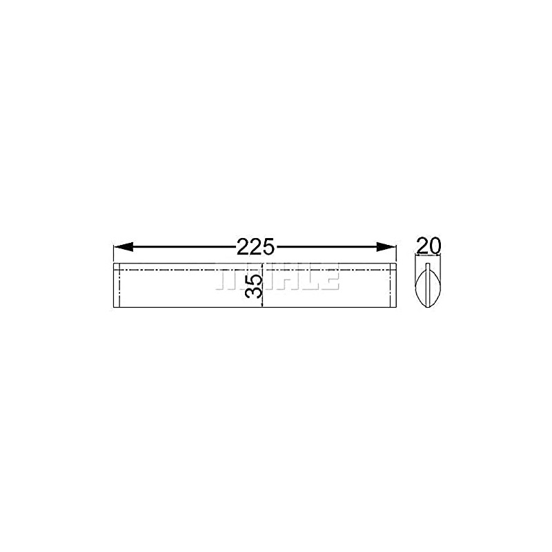 MAHLE AD 60 000S Dryer Air Conditioner Suitable for Renault