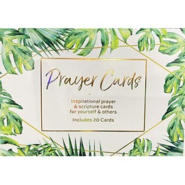 CrownJewlz Christian Floral Prayer & Scripture Cards, 2 Assorted Sets (20 ct each) v2