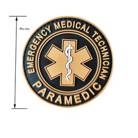 PVC EMT Patch, Paramedic Emergency Medical Technician Morale Tactical Patch, Fastener Hook & Loop Patch on Tactical Hat Bags Jackets and Gear