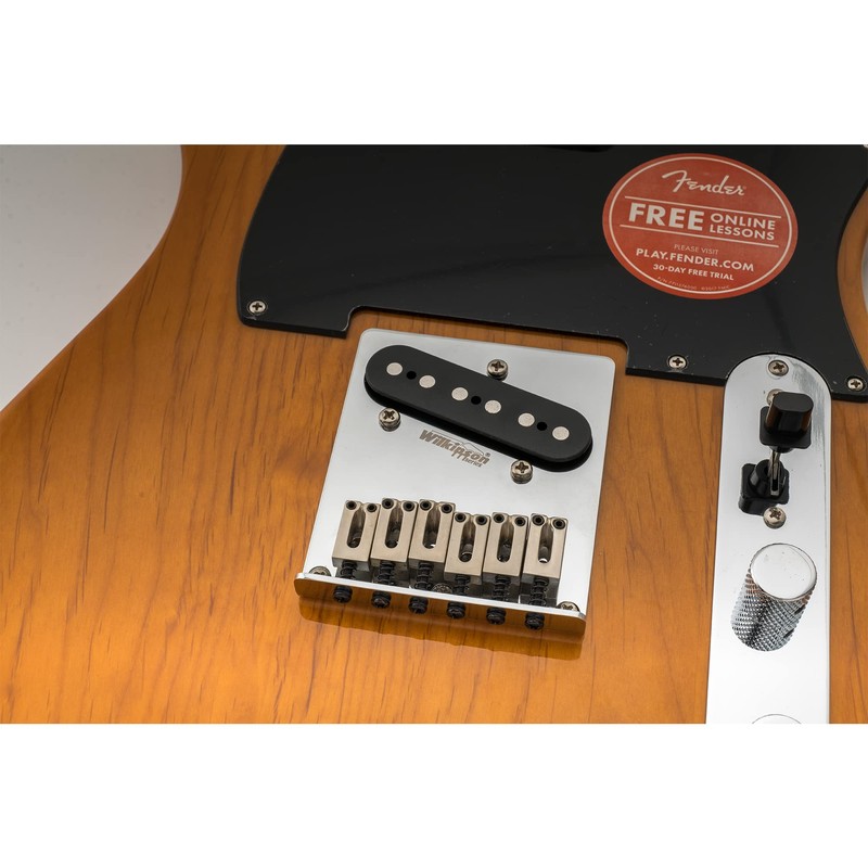 Wilkinson WOT03 52.5mm (2-1/16 inch) Guitar Telecaster Bridge Modern 6-Saddles