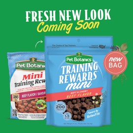 Pet Botanics Mini Training Reward Beef Treats, 4 Oz