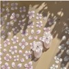 4 Sheets Flower Nail Stickers Spring Nail Art Stickers Blue