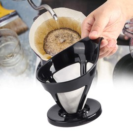 Topyond Pour Over Coffee Dripper, Coffee Filter Cone, Reusable Coffee Strainer, Easy to Clean, Suitable for Home, Coffee Shops, and Dessert Shops Use