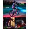 The 2025 Upgraded Front and Rear Bike Lights (Pink Version)