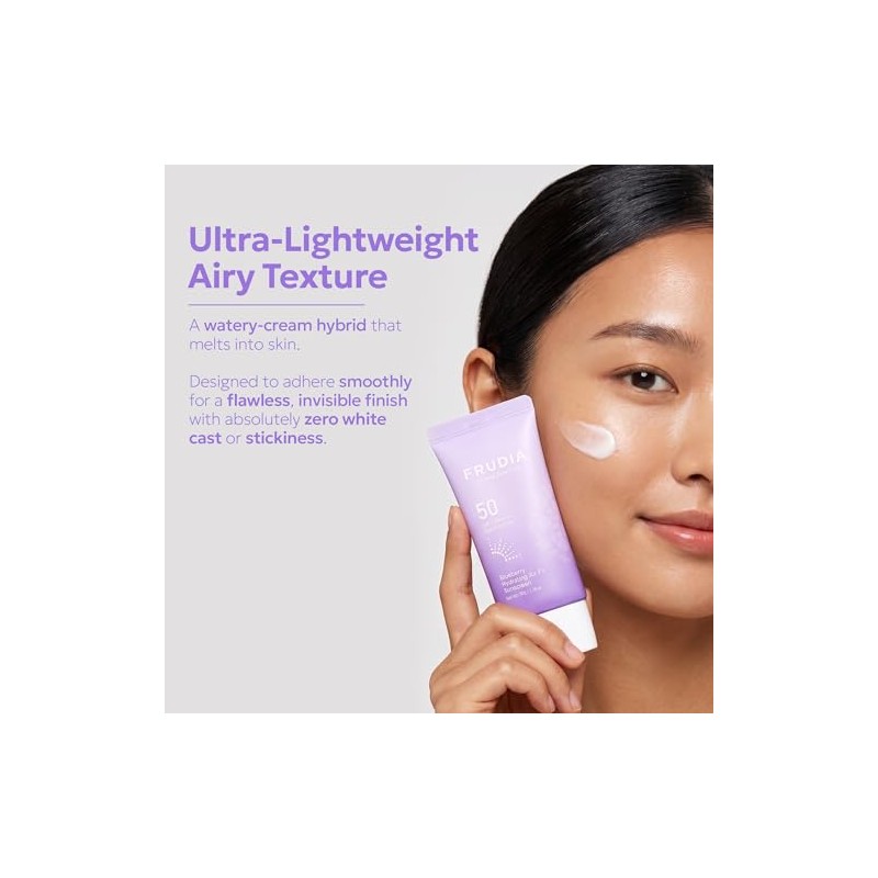 FRUDIA Blueberry - Protector solar hidratante Air Fit SPF 50