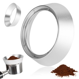 54mm Dosing Funnel, Magnetic Espresso Dosing Funnel, Aluminum Portafilter Funnel Compatible with All 54mm Espresso Portafilters, Sturdy Dosing Ring for Cafe, Home, Barista