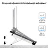 COOSKIN Portable Adjustable Egonomic Laptop Stand Holder for Desk, Aluminum
