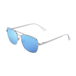 CLANDESTINE Unisex HD Sunglasses - Sunglasses Anti-Glare for Men and Women, B-pilot 18 Silver - Hd Nylon Light Blue