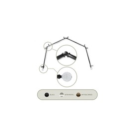 Maykoosh Farmhouse Fresh Curtain Rods & Hardware, Featuring Adjustable Telescoping Design, Unique Finials, and Inclusive Accessories, 13/16" Diameter, Black, 3" W x 2-1/4" H x 2-1/4" D.