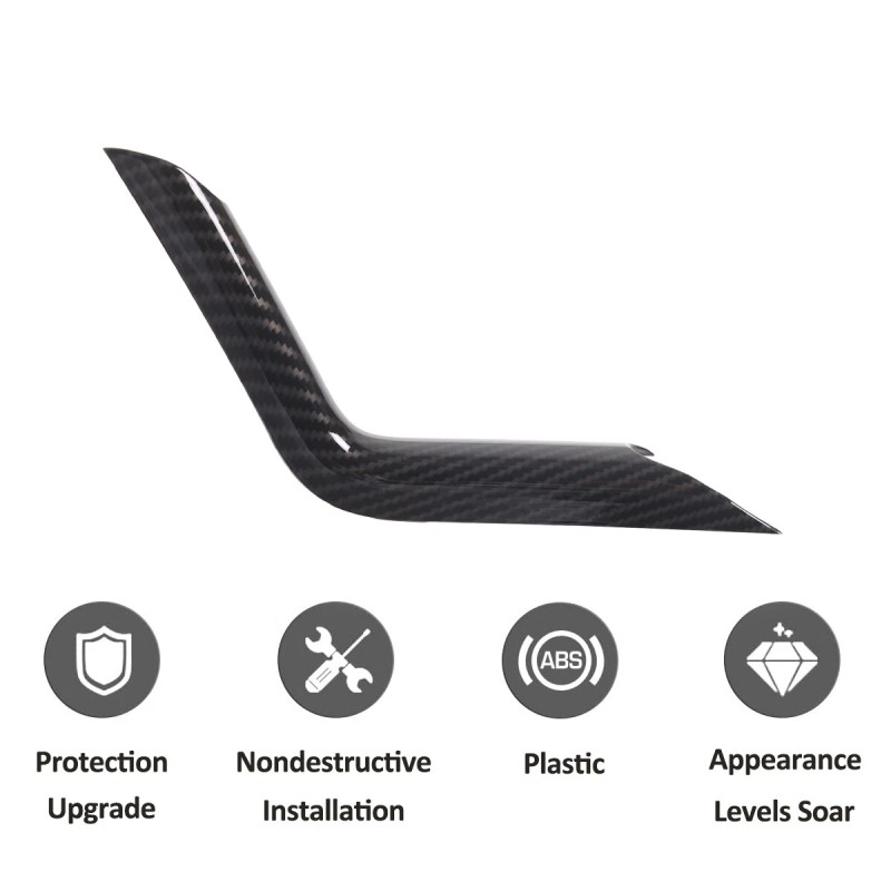 carcartrim-2022 Carbon fiber Look Gear Shift Side Strip Cover For