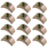 LALOCAPEYO 12PCS M6 24mm/0.94in Half Moon Nuts Washer Spacer Furniture