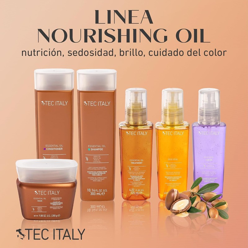 TEC ITALY Olio Vital Tratamiento Concentrado 125 ml – Revitalizante