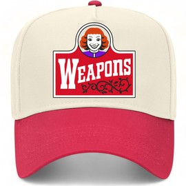 Weapons Vintage Trucker Hat | Premium Adjustable Snapback Baseball Hat for Men & Women (US, Alpha, One Size, Red/Natural)