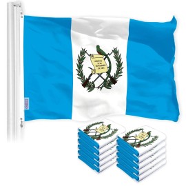 UD_Guatemala Guatemalan Flag 3x5 Ft 10-Pack 150D Printed Polyester By G128