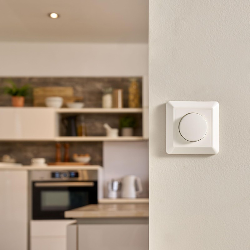 Greenandco® GC-350 Flush-Mounted LED and Halogen Dimmer 1-350 Watt Suitable