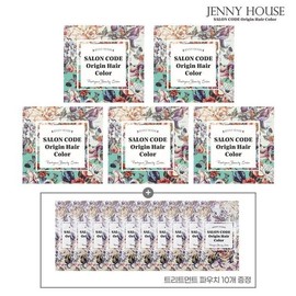 (NS Home Shopping) Jenny House Origin Hair Dye 5 Packs + Treatment 10 Packs / (NS홈쇼핑)제니하우스 오리진 염색약 5개+트리트먼트10개