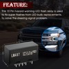 JWEELY LM487 Led Flasher Relay for Warning and Turn Signal