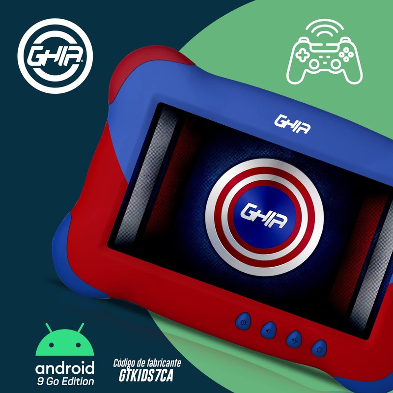 GHIA Tablet Kids - A50 Quadcore - 1Gb de Ram