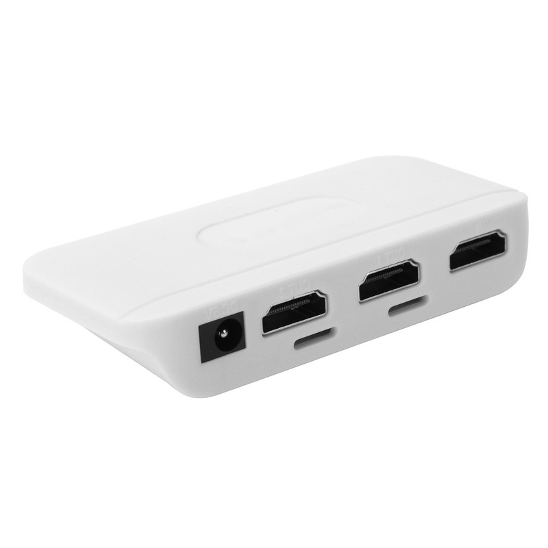 HDMI Compatible Splitter 1 Input to 2 Outputs Mini 1080P