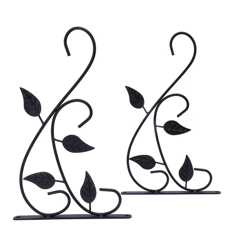 2pcs Hanging Plant Bracket Heavy Duty Rust Resistant Durable Iron