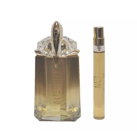 Mugler ALIEN GODDESS BY MUGLER WOMEN SET 2 OZ EDP REFILLABLE SPRAY 0.33 EDP TRAVEL