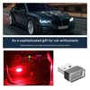 Dickno 4 PCS USB LED Car Interior Atmosphere Lamp, Portable