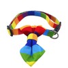 Blingbling Warmth Pet Collar Bow Tie & Tie, Comfortable Rainbow
