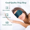 HXMJIED Sleep Eye Mask, Silk Sleep Mask, Blackish Green Eye