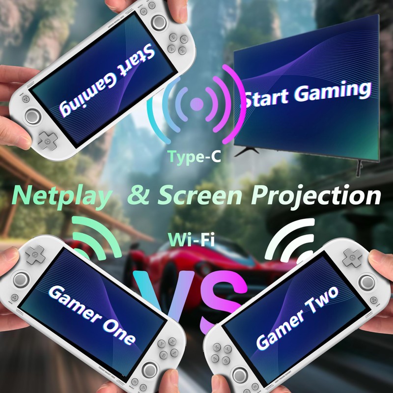 Trimui Smart Pro Handheld Game Console, Retro Hand Held Video