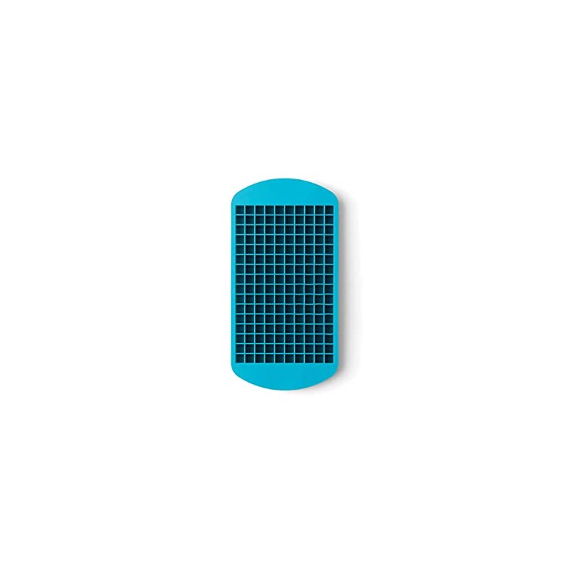Houdini Crushed Ice Cubes Tray, Produces 160 Mini Cubes, Blue