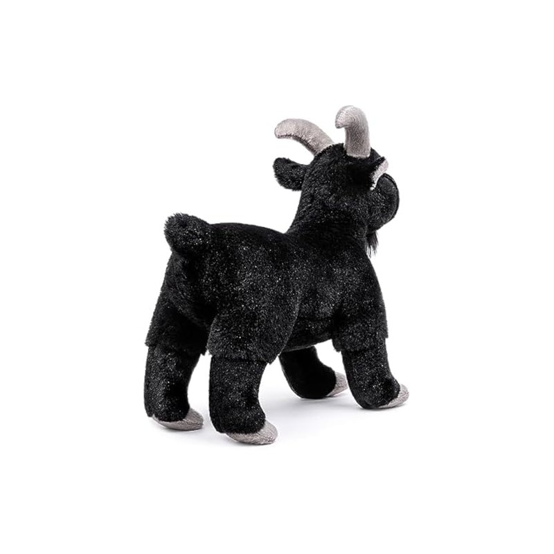 BABY FRANKIEZHOU Black Goat Plush Toy, Goat Stuffed Animal