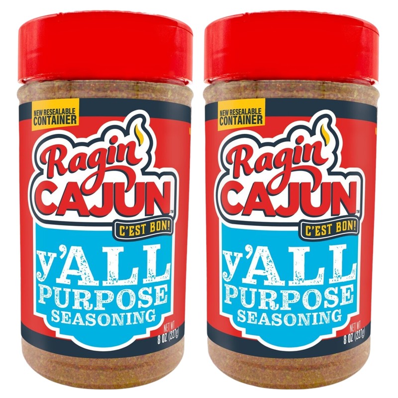 Ragin' Cajun y'ALL PURPOSE Seasoning - 8 oz Shaker -