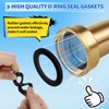 AquaNPT Brass Fire Equipment Hose Nozzle, 1-1/2" NST (NH) Fire