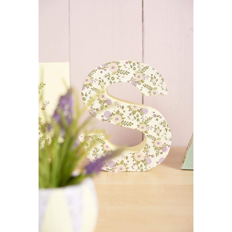 Glorex Cardboard Letter, Number and Characters, Letter L, l, natural