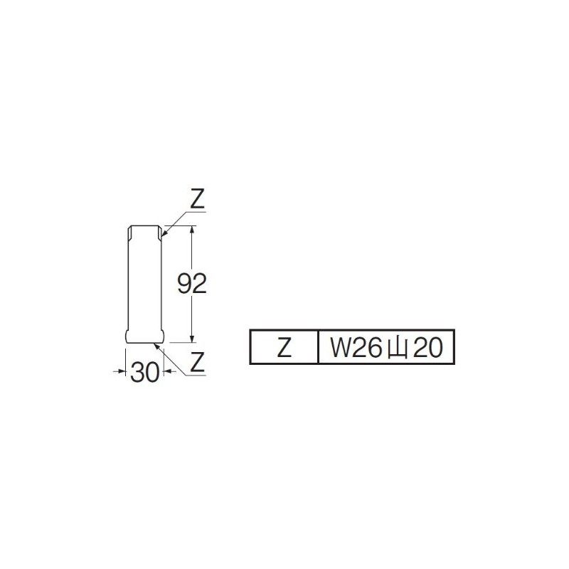 三栄 Faucet [Sanei] faucet parts Faucet Pipe Socket [pt265 –