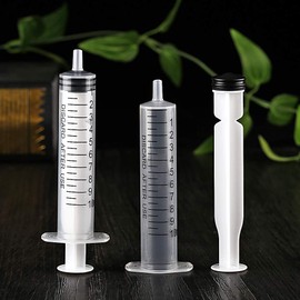 Gufastoe Pack of 20 10ml sterile syringes without needles with cap, for small pet feeding, industrial precision application