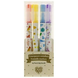 Djeco stiften 4 Tinou glitter markers