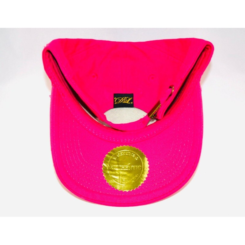 Damier Langevinè® Designer Trendy Distressed Pink Baseball Cap Lion Hat