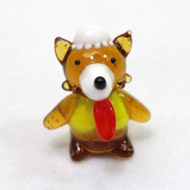 Forkart CKK532 Cute Handmade Glasswork Wolf