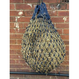 Equipride Large Twisted Haynet for Horse Hay Net with Ring on the Base 7 Colours (Navy)