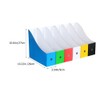 Operitacx 6pcs File Folder Storage Box File Folder Organizer Holder
