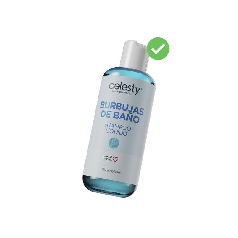 Celesty Burbuja para Baño Shampoo Jacuzzi Tina Hipoalergenico 250g