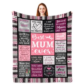 Gifts for Mum, Mum Gifts, Mum Birthday Gifts, Presents for Mum, Gifts for Mum on Her Birthday, Best Mum Gifts, Birthday Gifts for Mum, New Mum Gifts, Mothers Day Mum Mom Gifts, Blanket 150x130CM